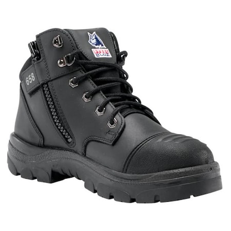 Steel Blue Mens 9 Wide, Steel Toe Toe 812968W-090-BLK